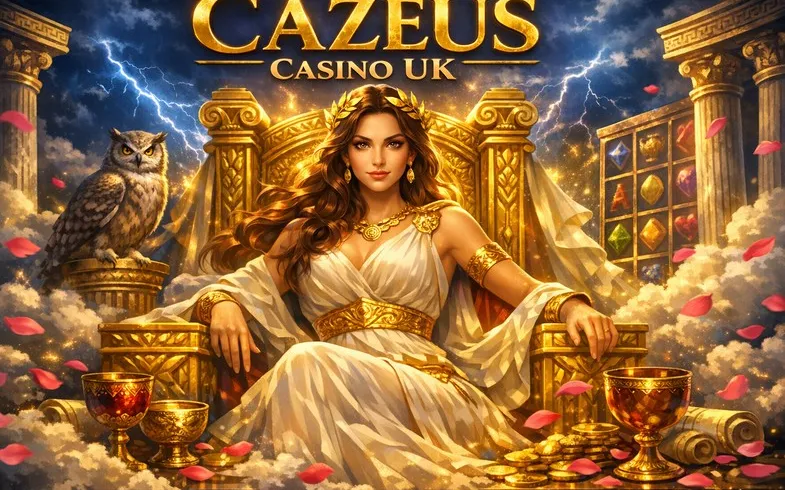 Cazeus Casino games catalog hero banner