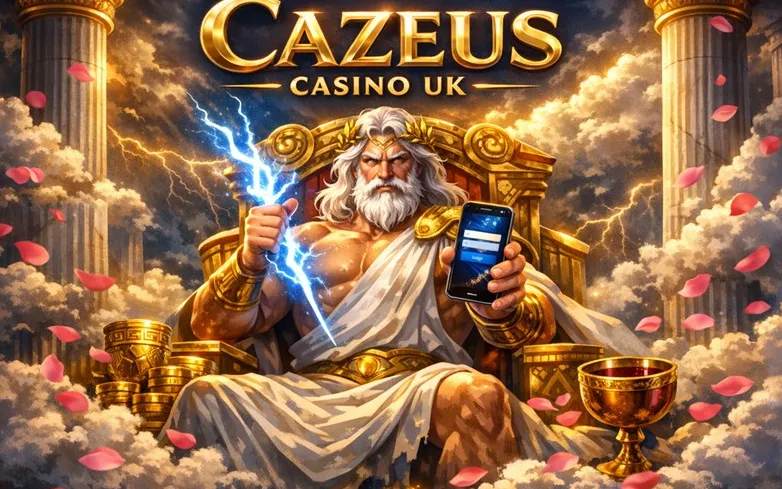 Cazeus Casino login page banner